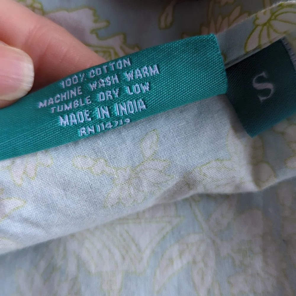 Needham Lane Sydney Cotton Poplin V-neck Tunic - Picture 8 of 17